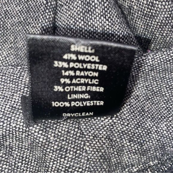 Ann Taylor gray wool blend pants size 2 curvy - Picture 7 of 7